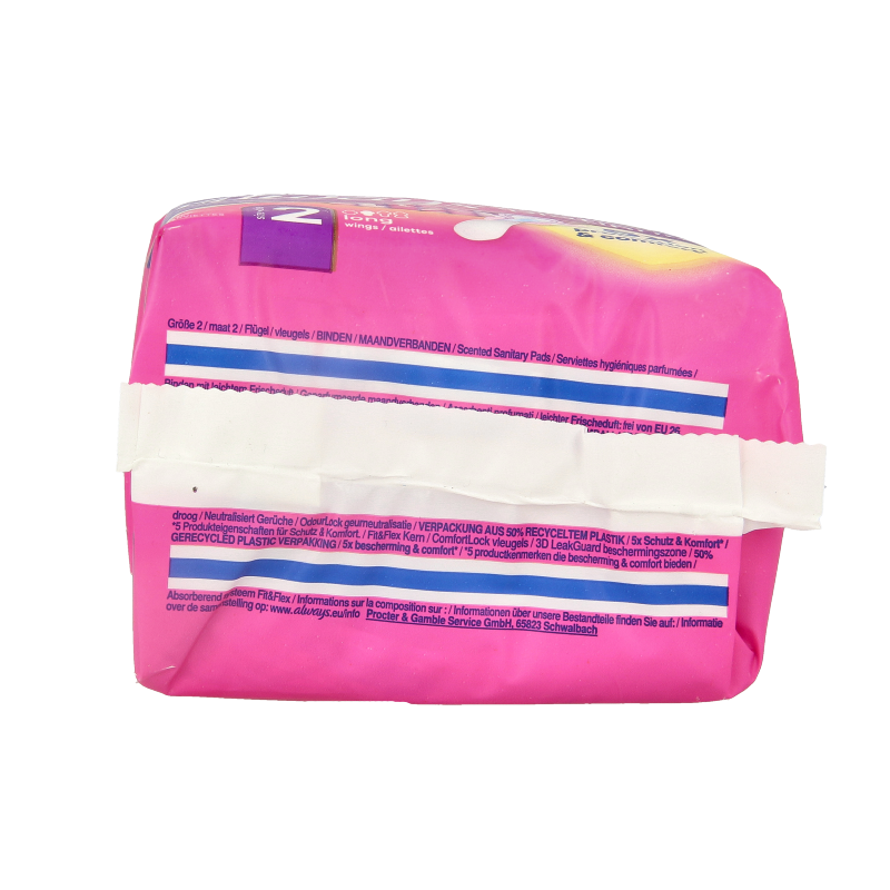 Always Maandverband platinum long vleugels mt 2 10 Stuks