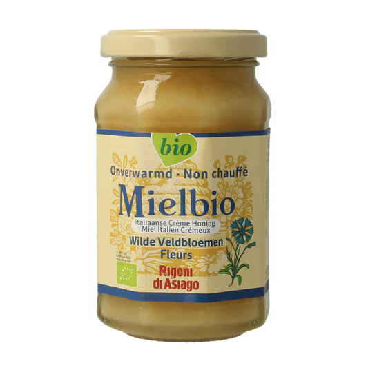 Mielbio Wilde veldbloemen creme honing bio 300.00 Gram
