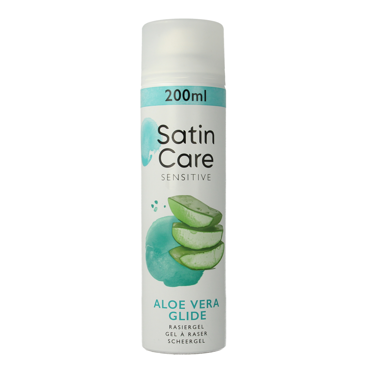 Gillette Satin care scheergel gevoelige huid 200.00 Milliliter