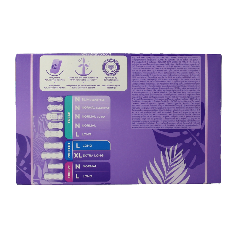 Always Inlegkruisjes daily protect long 50 Stuks