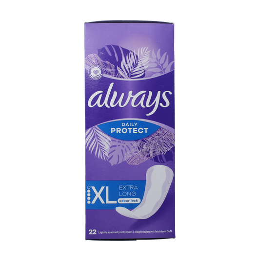 Always Inlegkruisjes daily protect extra long 22.00 Stuks