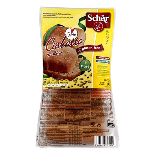 Schar Ciabatta rustica glutenvrij 4 Stuks