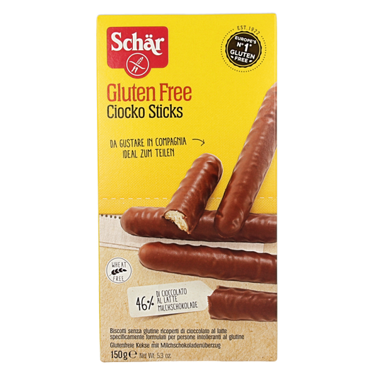 Schar Ciocko sticks glutenvrij 150 Gram