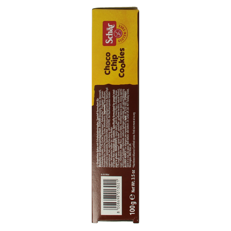 Schar Choco chip cookies glutenvrij 100 Gram