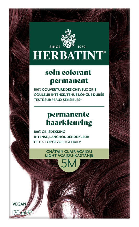 Herbatint 5M licht acajou kastanje 170.00 Milliliter