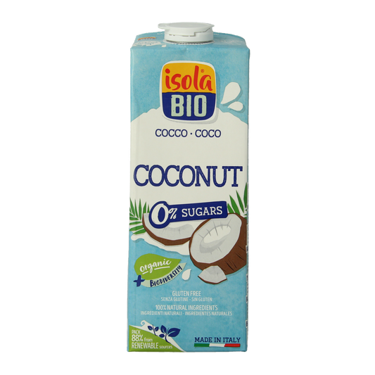 Isola Bio Kokosdrink suikervrij bio 1.00 Liter
