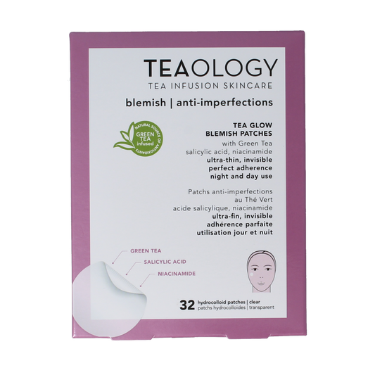 Teaology Tea glow blemish patches 32.00 Stuks