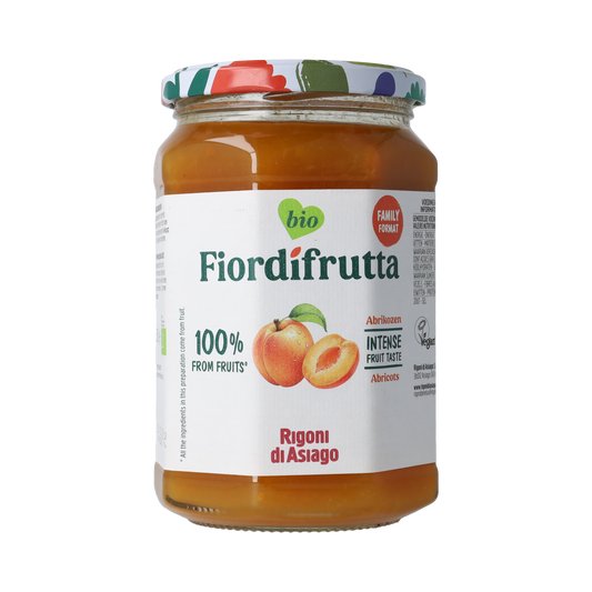 Fiordifrutta Abrikozenjam bio 600.00 Gram