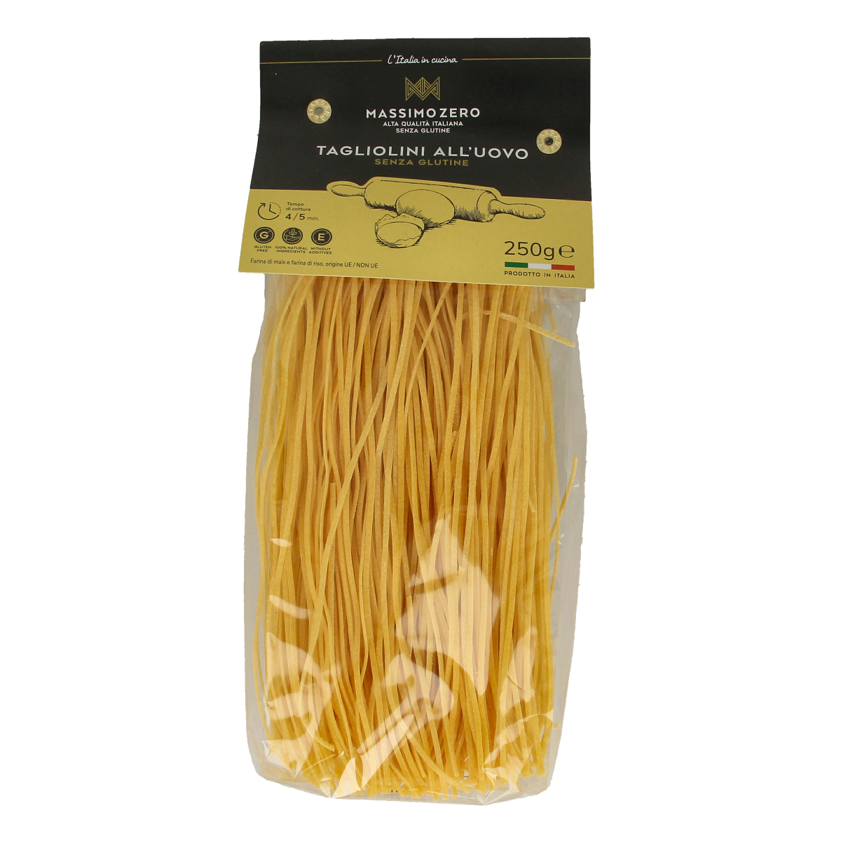 Massimo Zero Tagliolini eierpasta glutenvrij 250.00 Gram