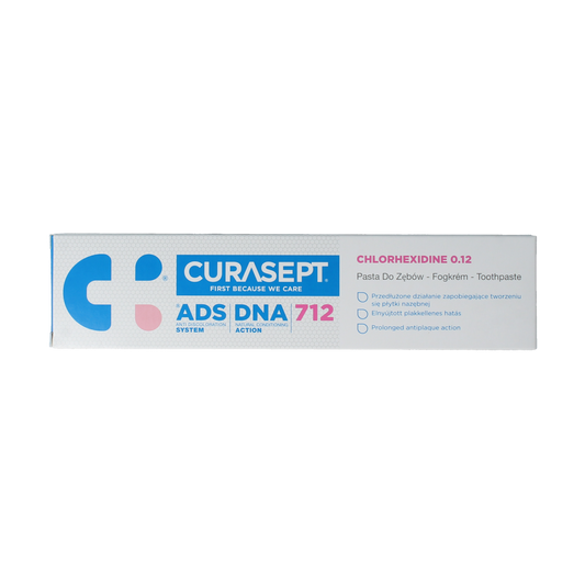 Curasept ADS DNA 712 CHX 0,12% gel-tandpasta 75.00 Milliliter