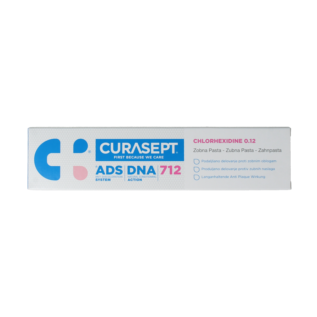 Curasept ADS DNA 712 CHX 0,12% gel-tandpasta 75.00 Milliliter