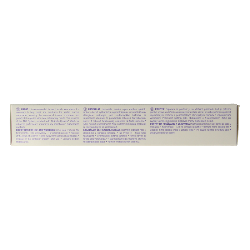 Curasept ADS DNA Implant Pro 720 CHX 0,20% + HA tandpasta 75 Milliliter