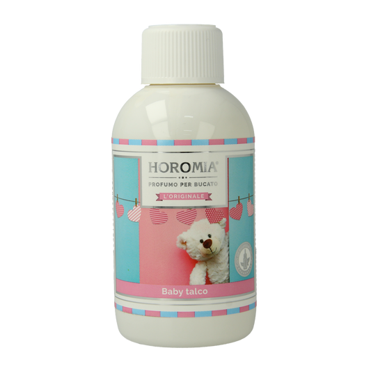 Horomia Wasparfum baby talco liquid detergent bottle, 250ml, for gentle baby laundry care with fragrance