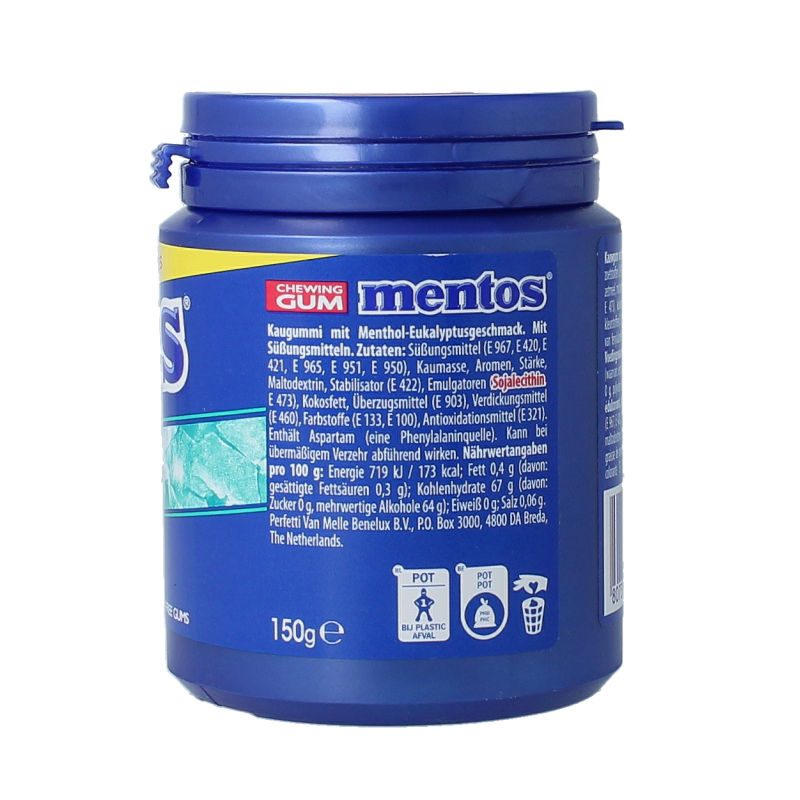 Mentos Gum breeze mint 100 Stuks
