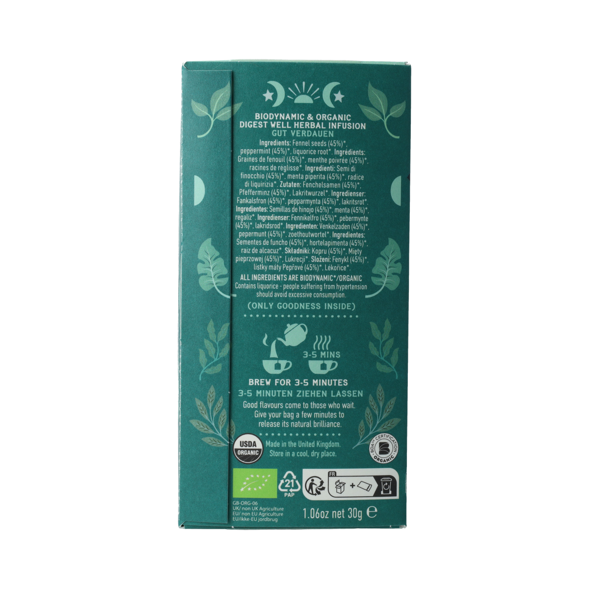 Hampstead Thee digest well bio demeter 40.00 Gram