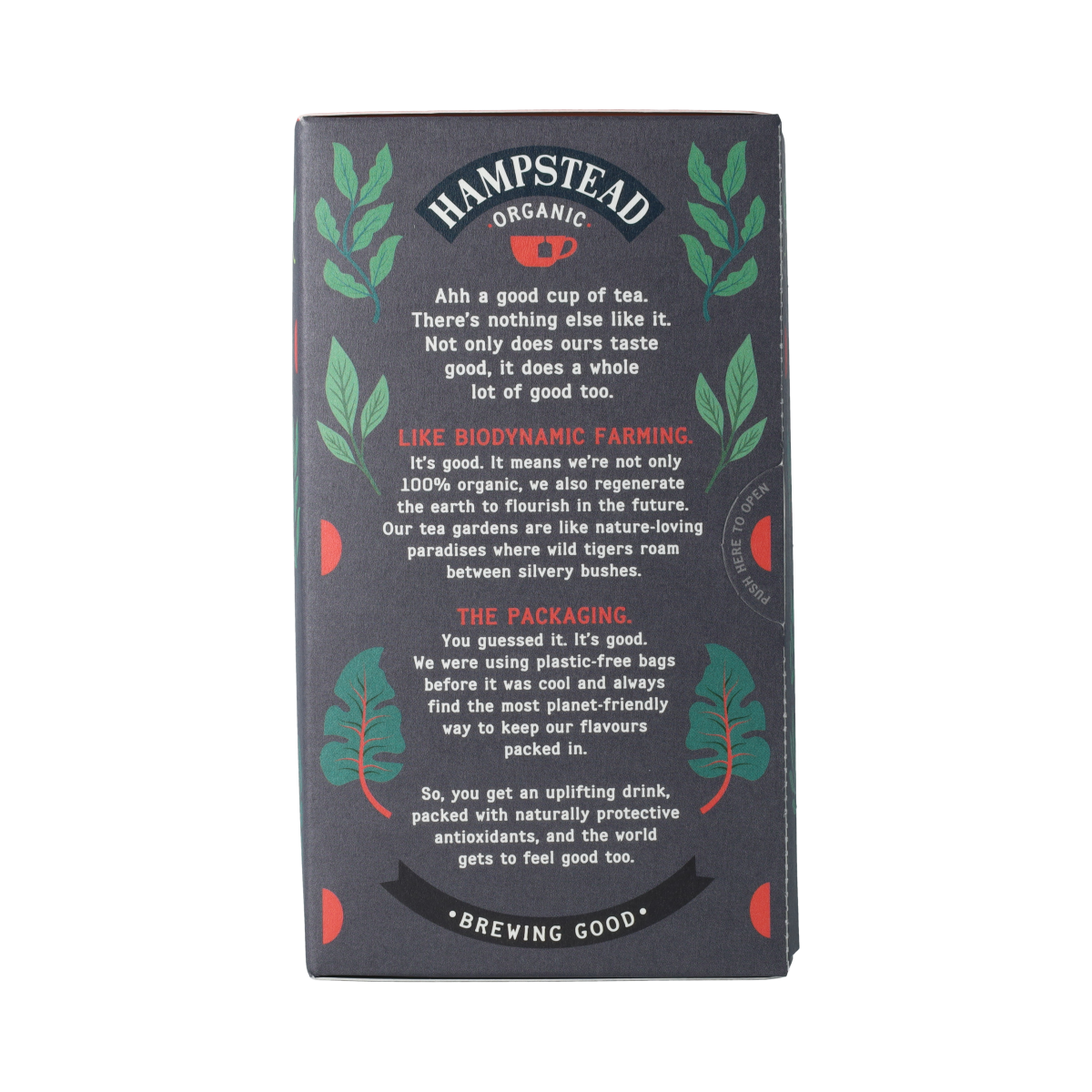 Hampstead Thee English breakfast bio 20.00 Zakjes