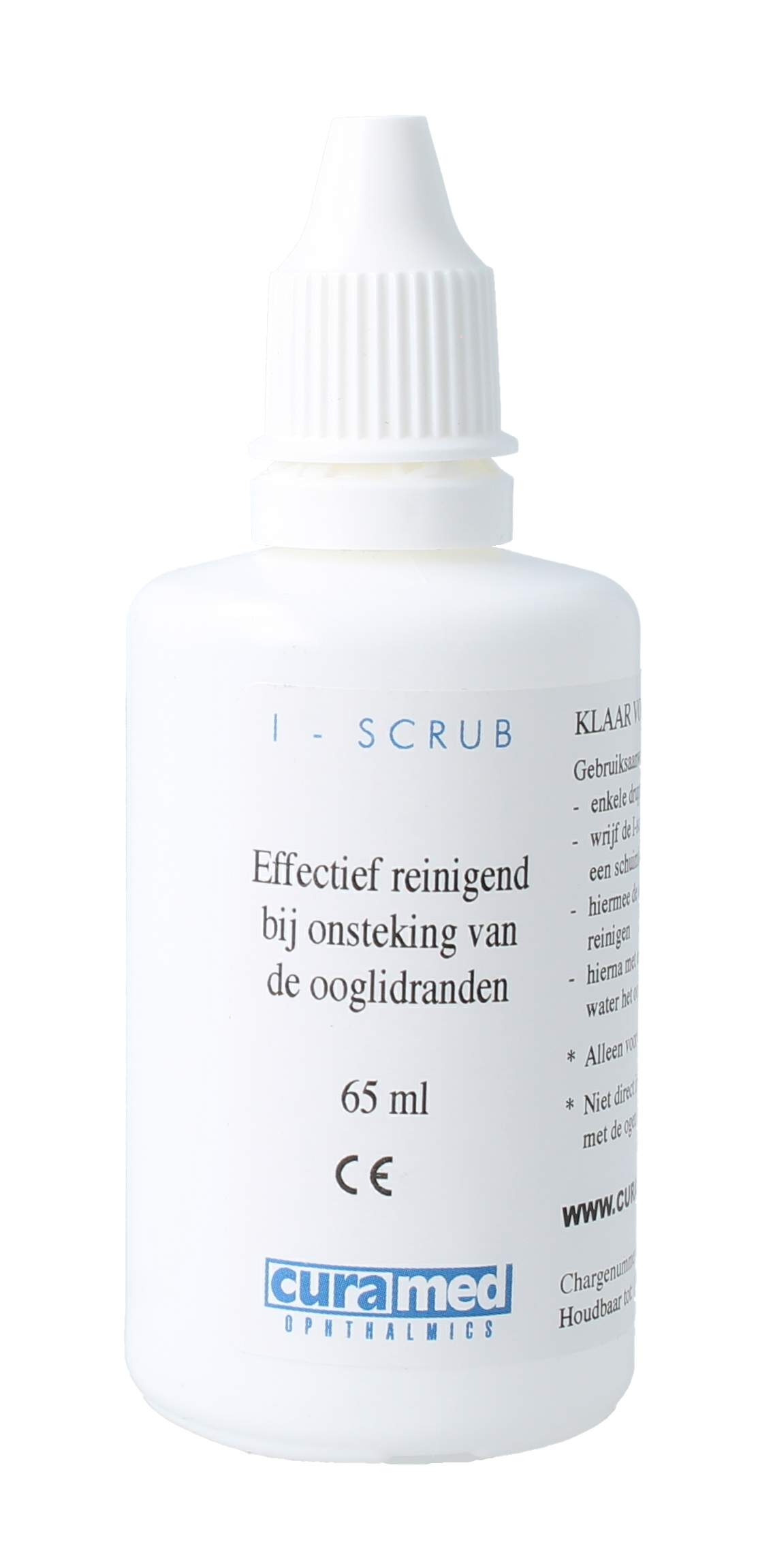 Curamed Scrub ooglidrand verzorging 65.00 Milliliter