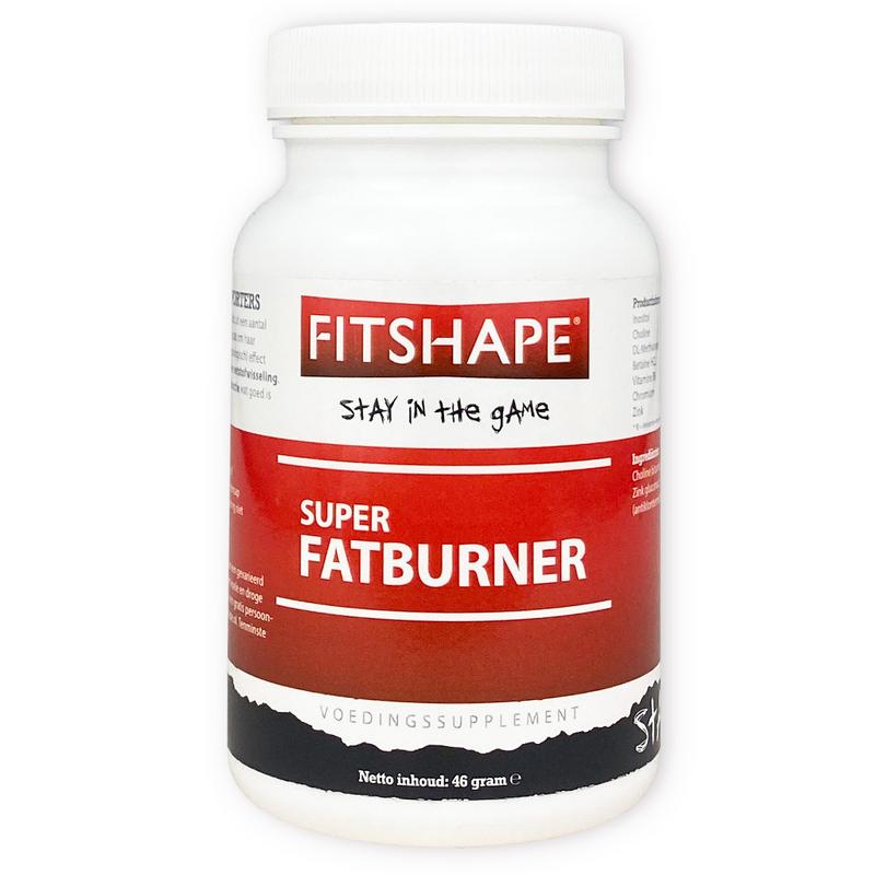Fitshape Super Fatburner capsules, multi-vitamin supplement for metabolism and weight management, shown in a blister pack.
