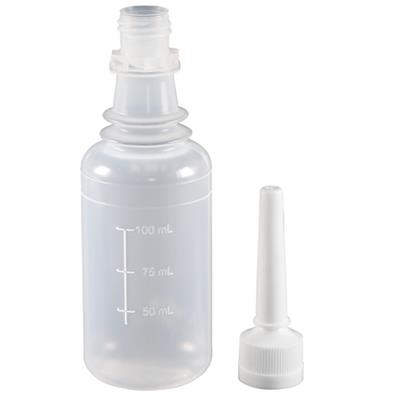 Spruyt Hillen Clysmaflacon 100ml packaging material, shown in a box with multiple units, designed for medical or packaging use.