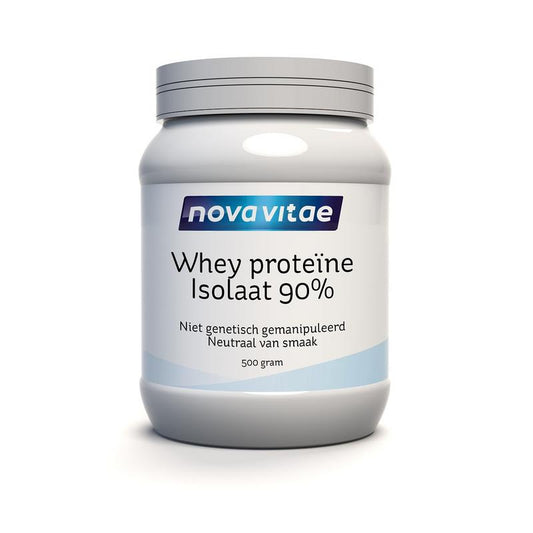 Nova Vitae Whey proteine isolaat 90% 500.00 Gram
