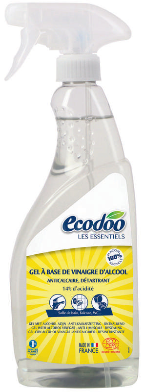 Ecodoo Gel azijn ontkalkend- anti-kalkafzetting bio 750 Milliliter