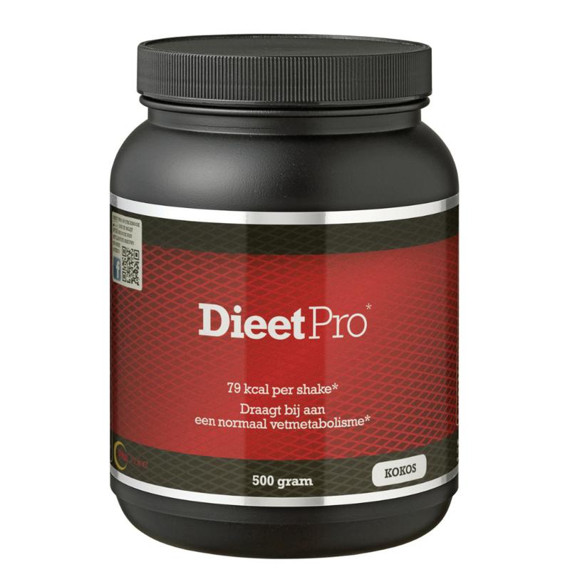 Dieet Pro Kokos kruidenpreparaat in 500g bag, organic shredded coconut for cooking and baking.