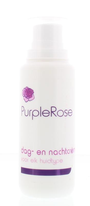 Volatile Purple Rose Day & Night Face Cream in a 200ml jar, with purple floral design on the packaging.