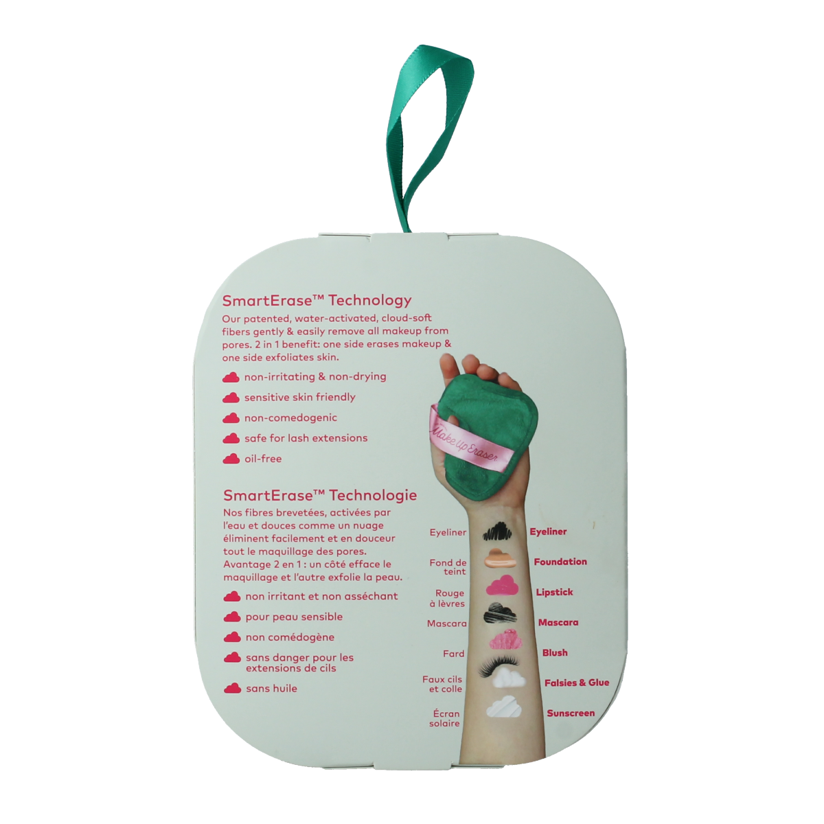 Make Up Eraser 7 Day set green recycled 7.00 Stuks