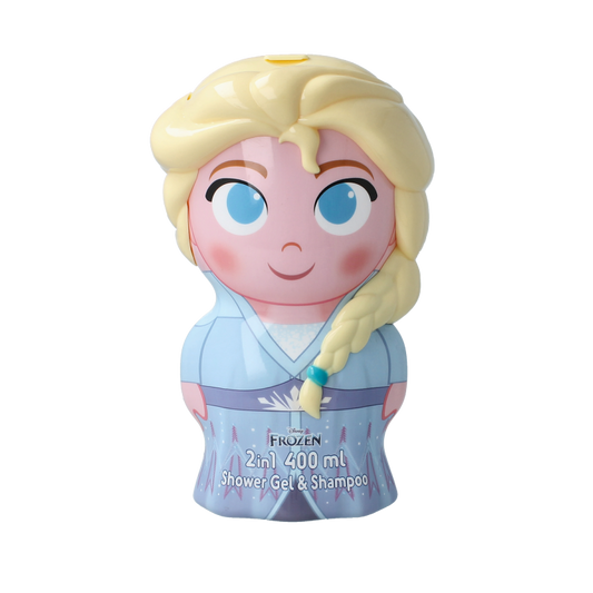 Air-Val Frozen Elsa 2D figure shower & shampoo 400 Milliliter