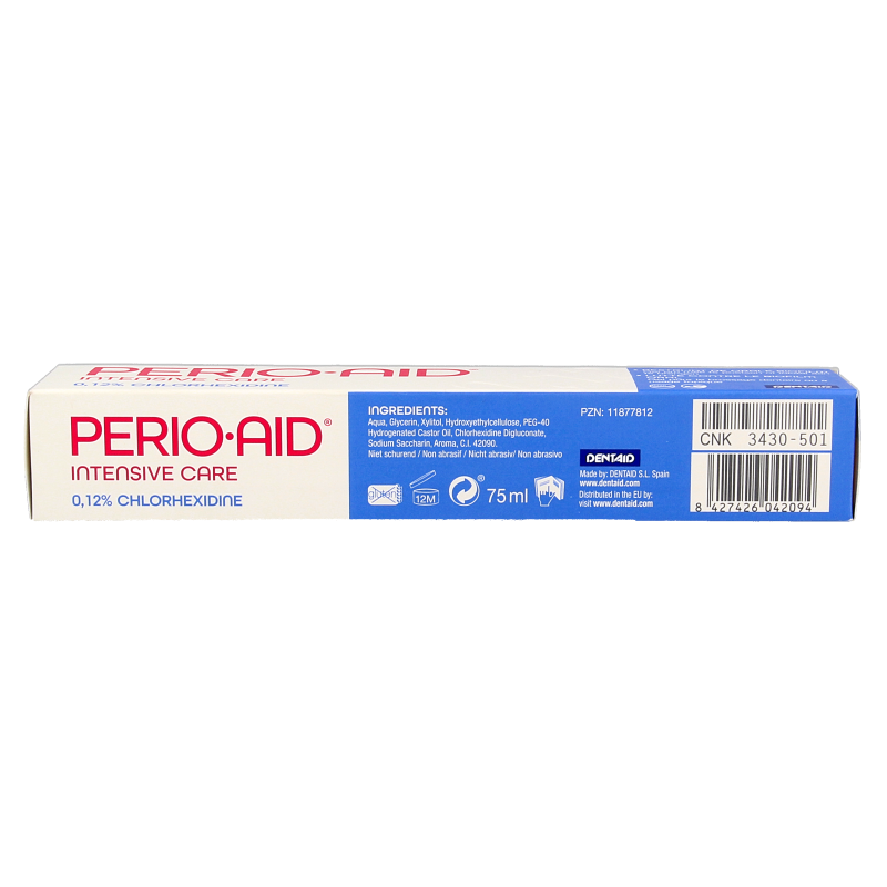 Perio Aid Intensive care tandpasta gel 0.12% CHX 75 Milliliter
