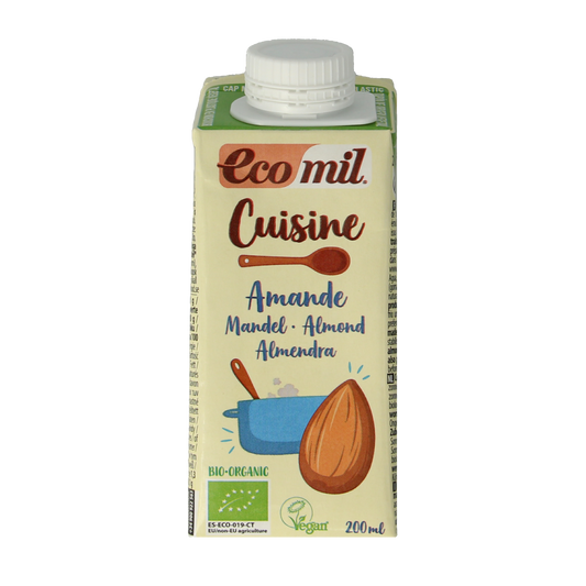 Ecomil Cuisine amandel bio 200.00 Milliliter