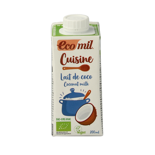Ecomil Kokosmelk cuisine bio 200.00 Milliliter