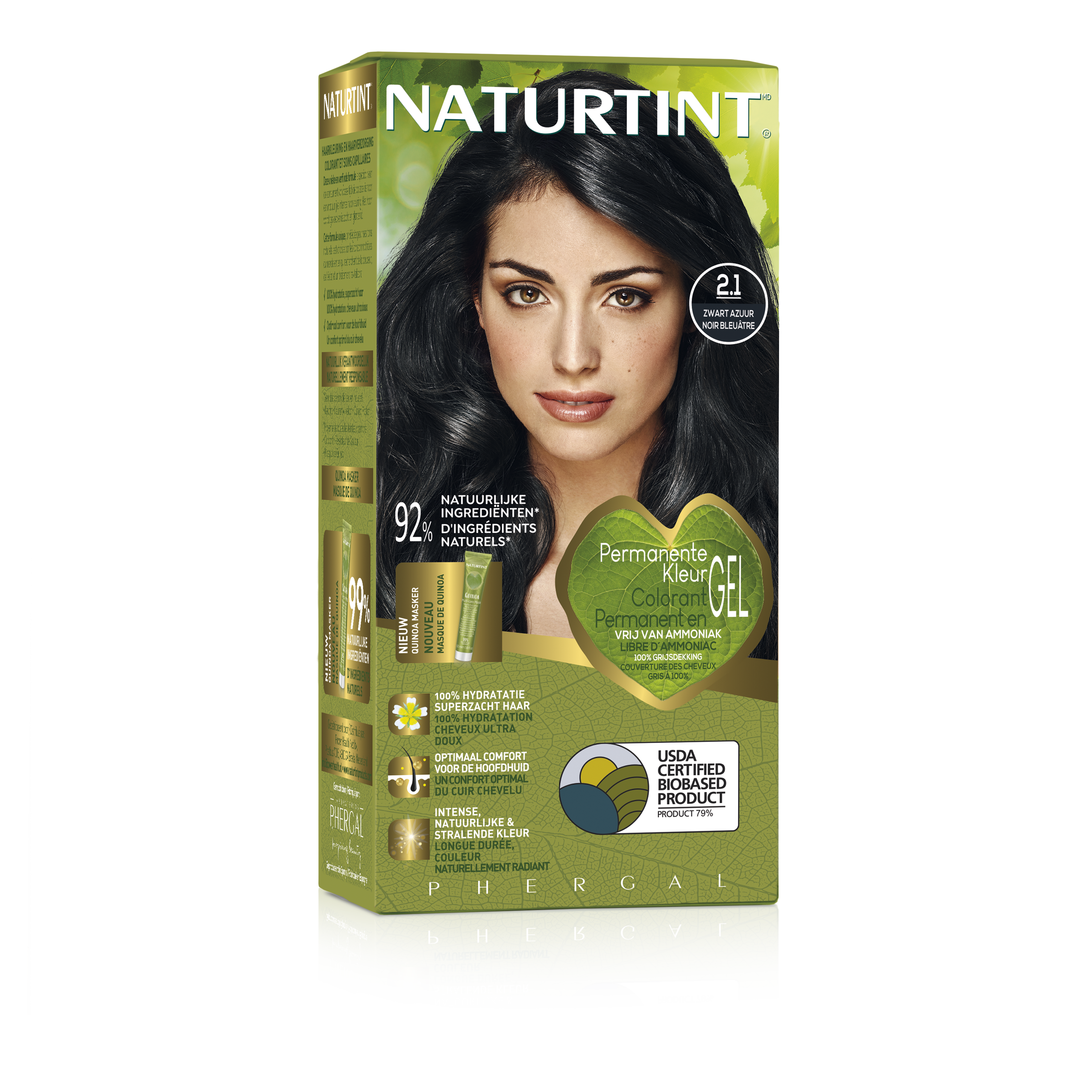 Naturtint 2.1 Zwart azuur 170 Milliliter