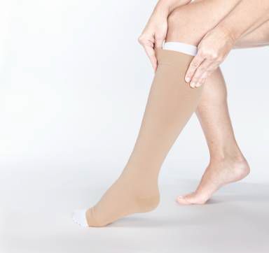 Actico Ulcersys maat Lang beige/wit maat S 1.00 Set