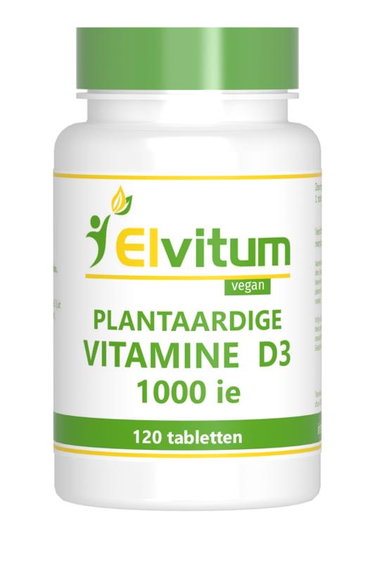 Elvitum  Vitamine D3 1000IE vegan 120 Tabletten