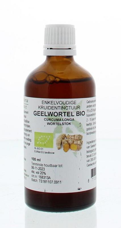 Cruydhof Curcuma longa / geelwortel tinctuur bio 100.00 Milliliter