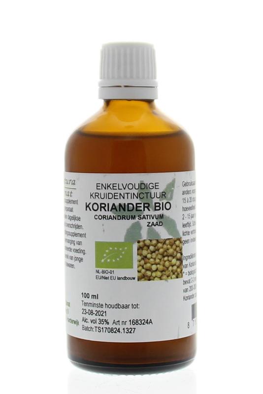 Cruydhof Coriandrum sativum / koriander tinctuur bio 100.00 Milliliter