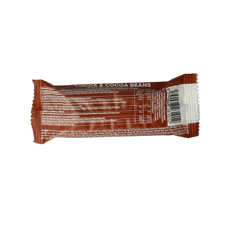 Bombus Raw energy bar cocoa & cocoa beans 50 Gram