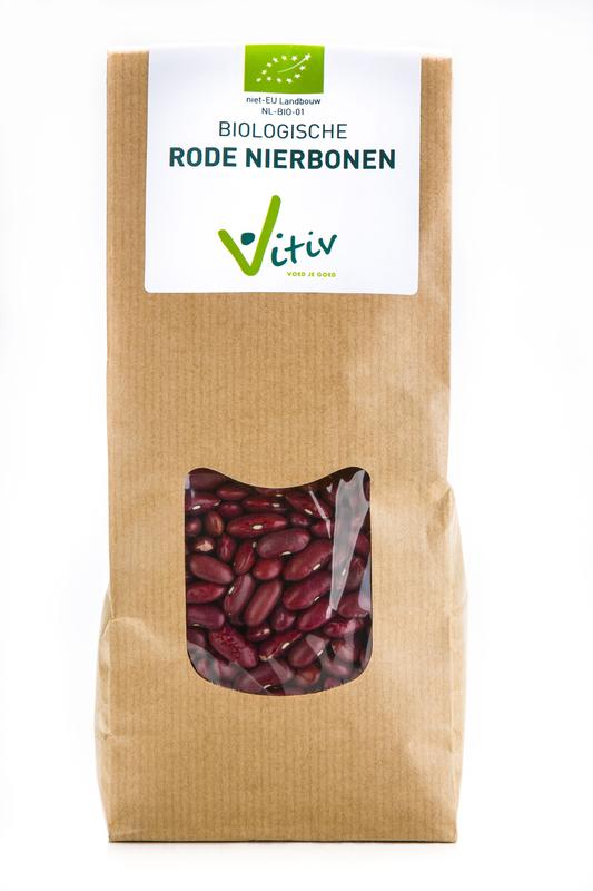 Vitiv organic kidney beans in 500g packaging, fresh and healthy, suitable for cooking and nutritious meals.