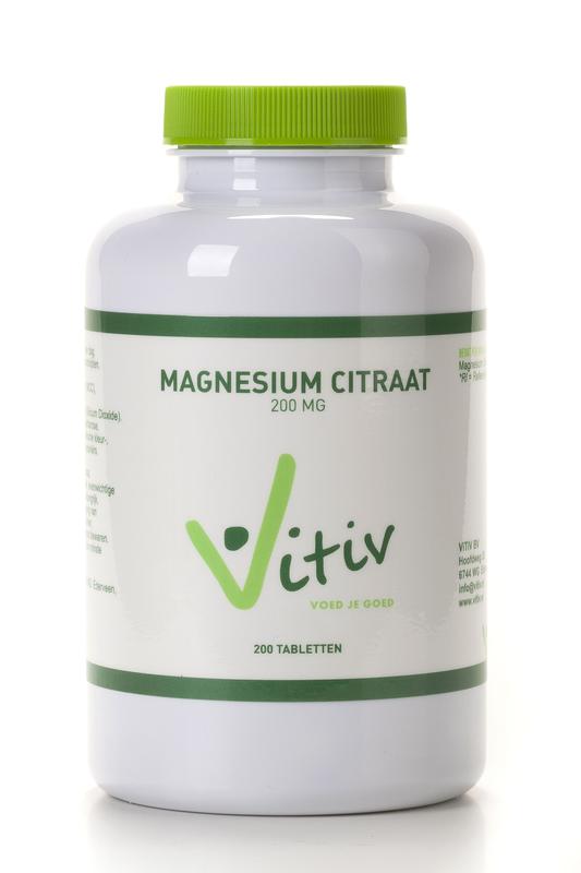 Vitiv Magnesium citraat 200mg 200 Tabletten