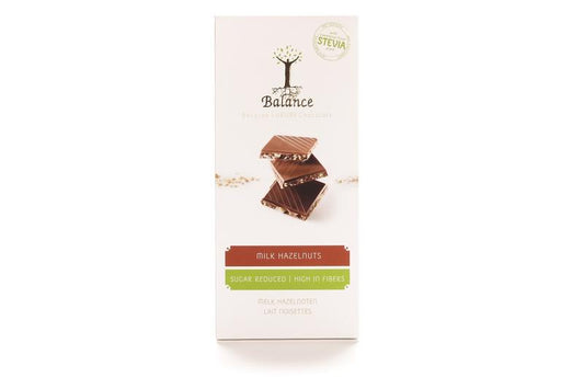 Balance Choco stevia tablet melk hazelnoot 85.00 Gram