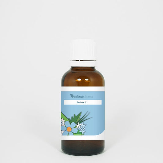 Balancepharma Metaal Detox herbal supplement in a 30ml bottle, featuring natural ingredients for detox and wellness.