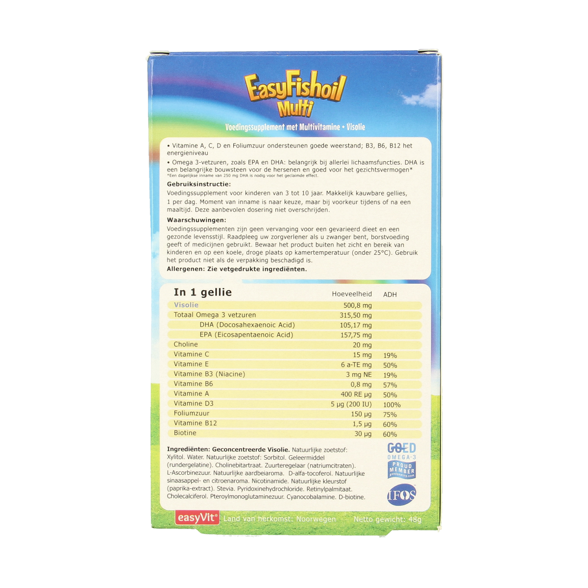 EasyVit Easyfishoil multi 30.00 Gummies