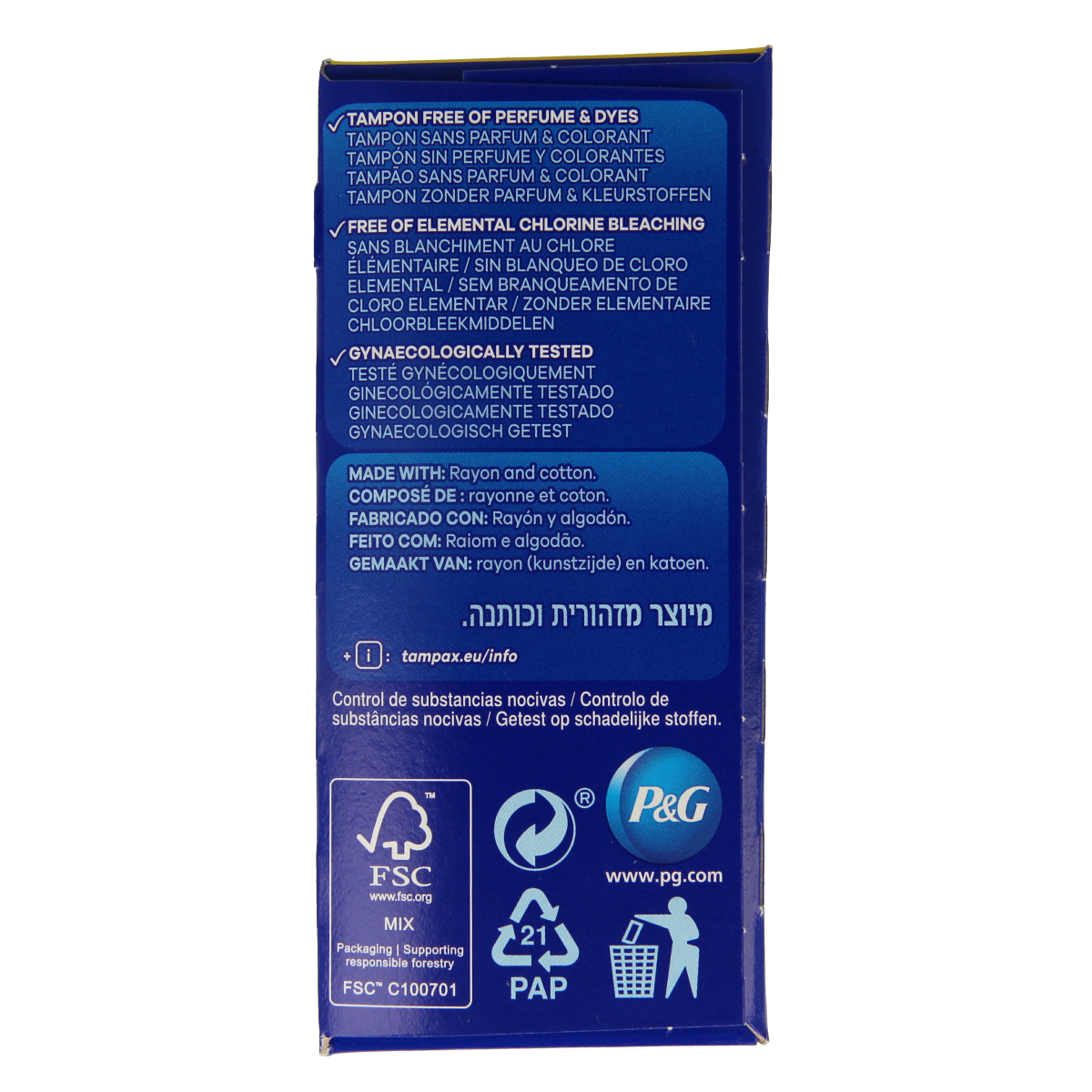 Tampax Tampons regular 20.00 Stuks