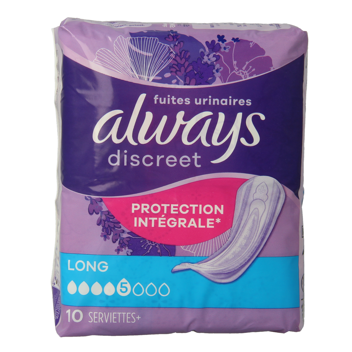 Always Discreet verband long 10.00 Stuks