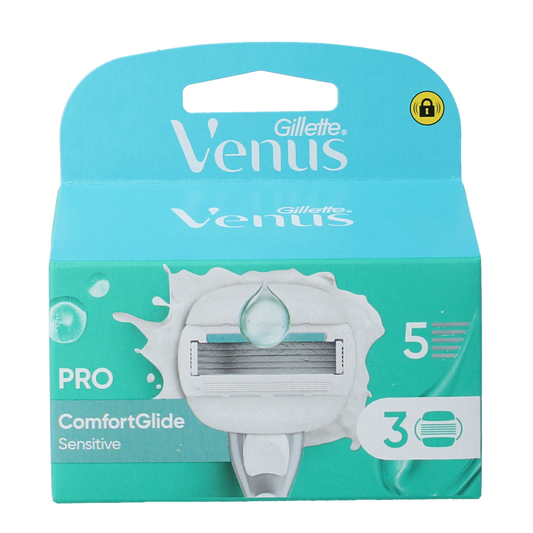 Gillette Comfortglide sensitive mesjes 3.00 Stuks