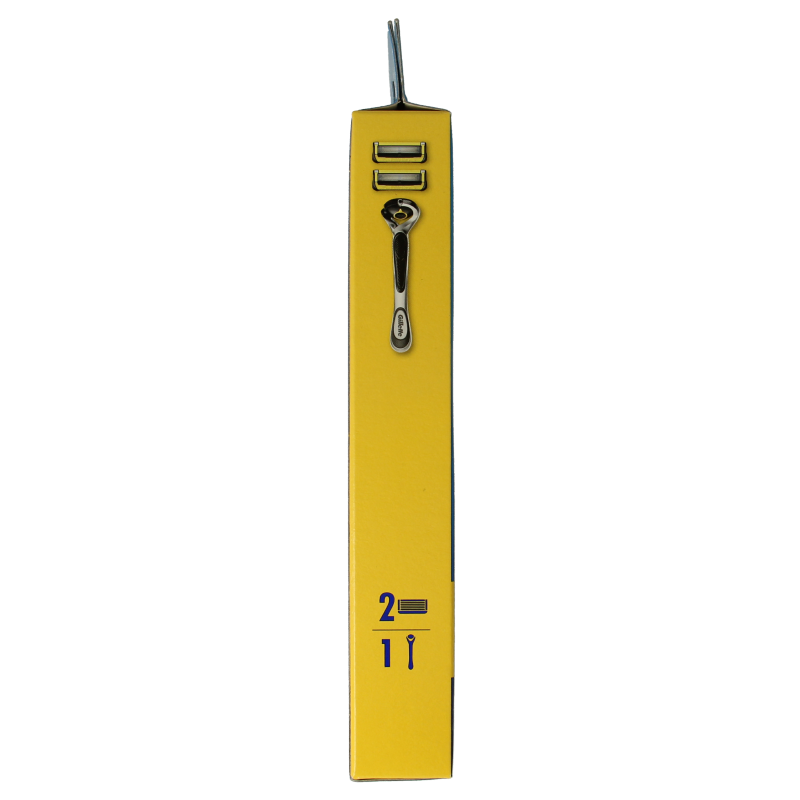 Gillette Proshield yellow razor 2 Stuks