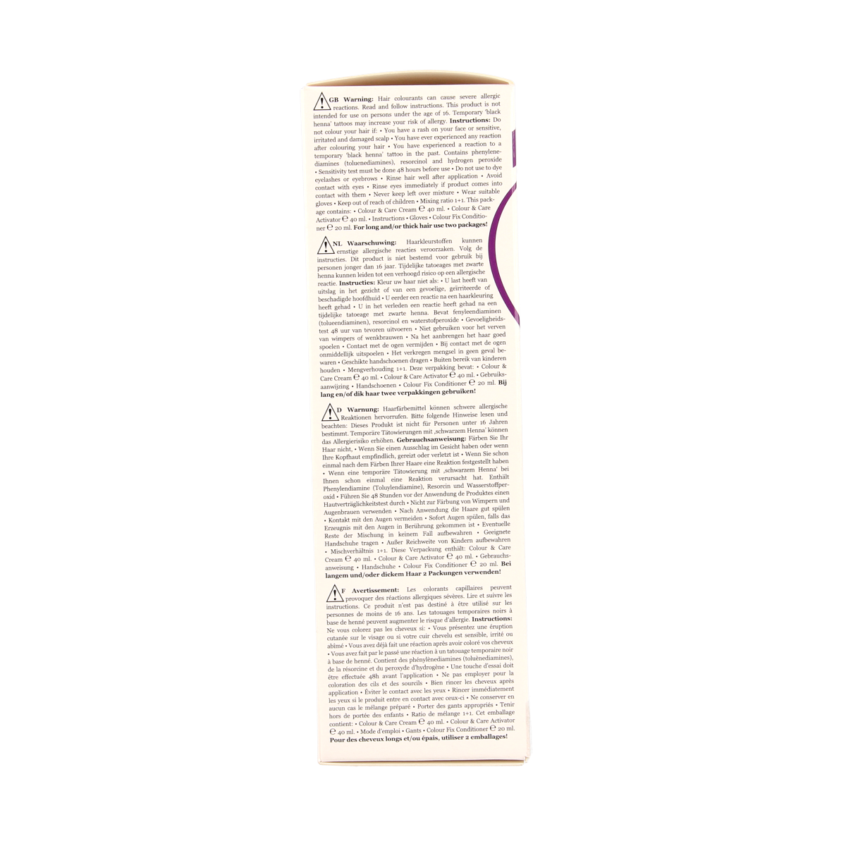 Hairwonder Colour & Care Henna Red 5.64 hair coloring tube, 100ml, with vibrant red henna for natural hair dye.