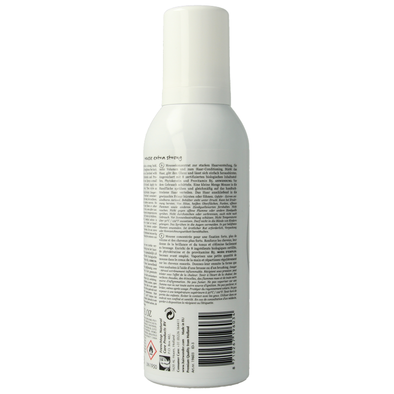 Hairwonder Botanical styling mousse extra strong 200 Milliliter