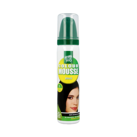 Henna Plus Colour mousse styling zwart 75.00 Milliliter